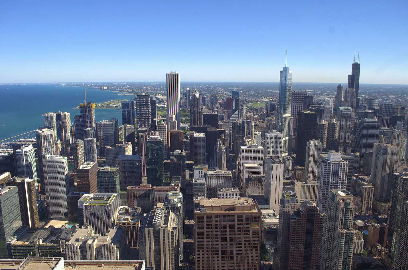 Chicago skyline from the Signature Lounge