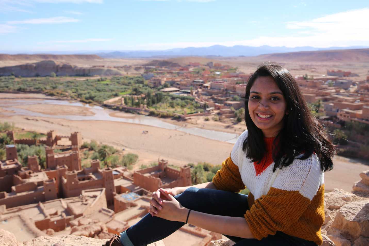 Me at the top of Ait ben Haddou