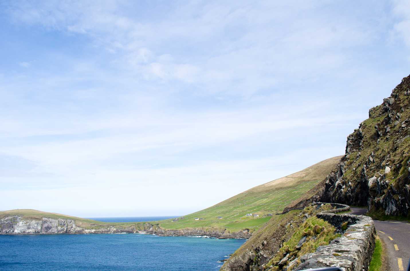 Winding road on Slead Head drive