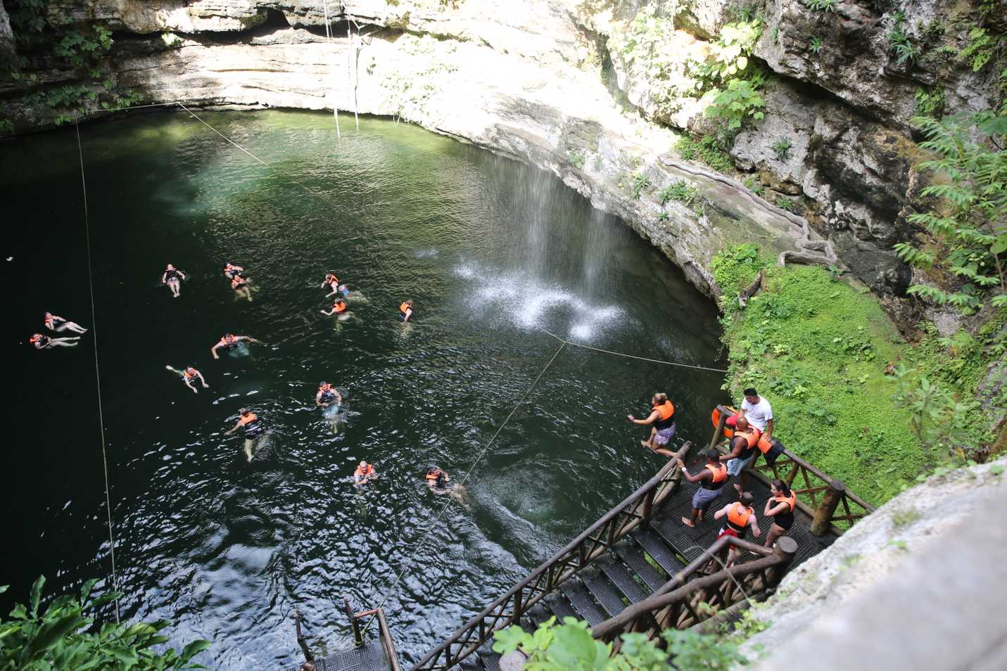 Cenote near Chichen Itza