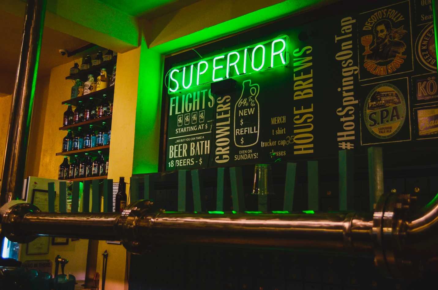 Superior Bathhouse menu