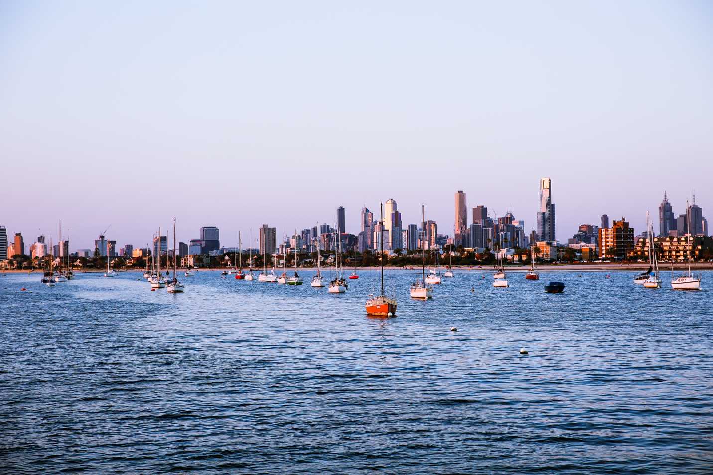 Evening at St Kilda Pier while waiting for the penguins