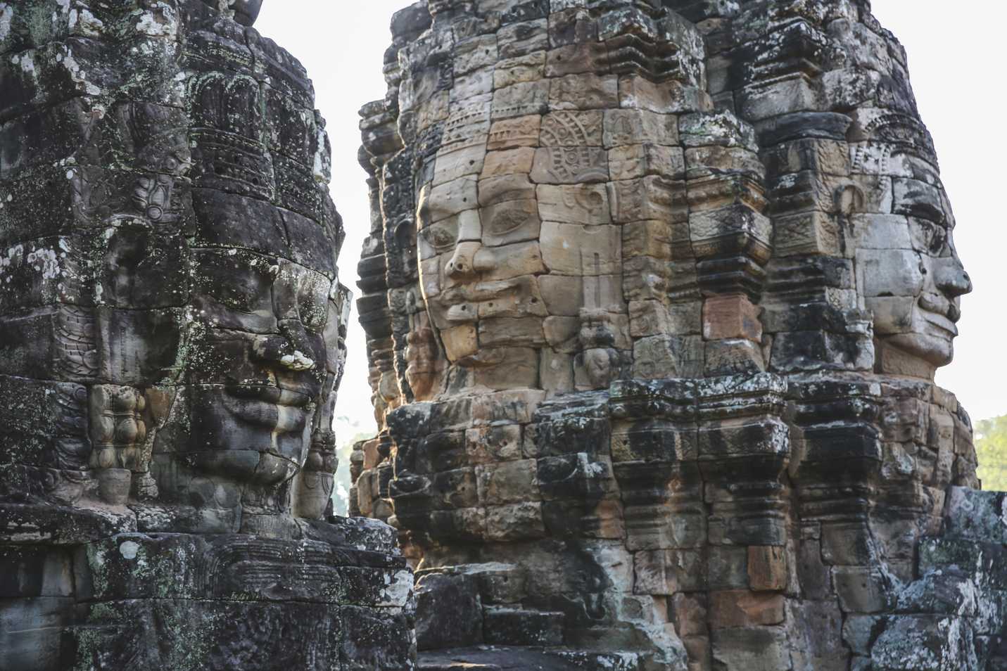 Faces of Bayon Temple
