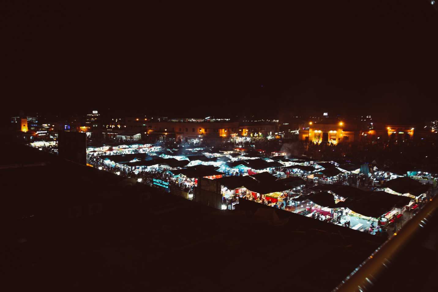 Jemaa al Fnaa from above