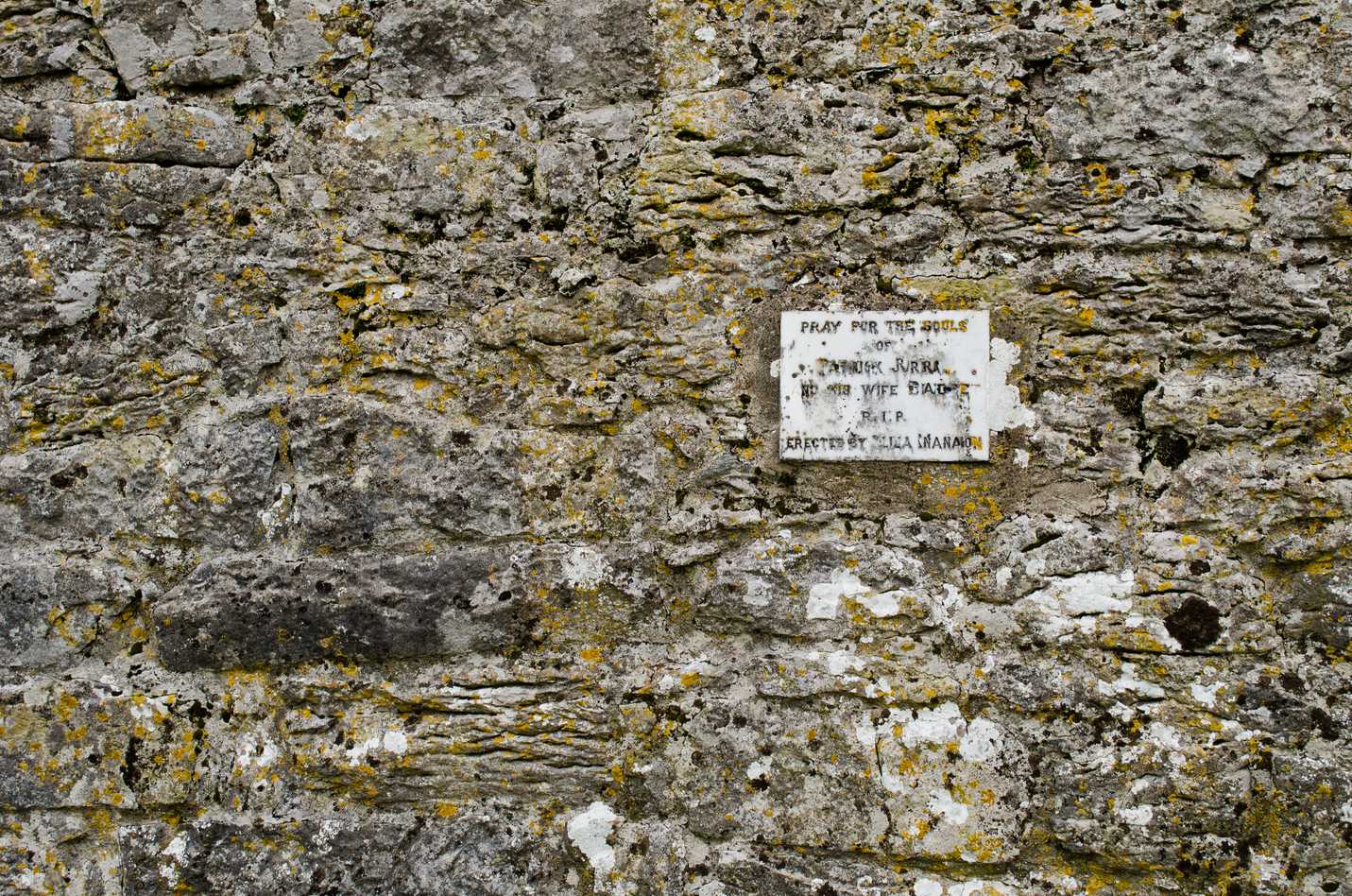 Grave at Corcomroe Abbey