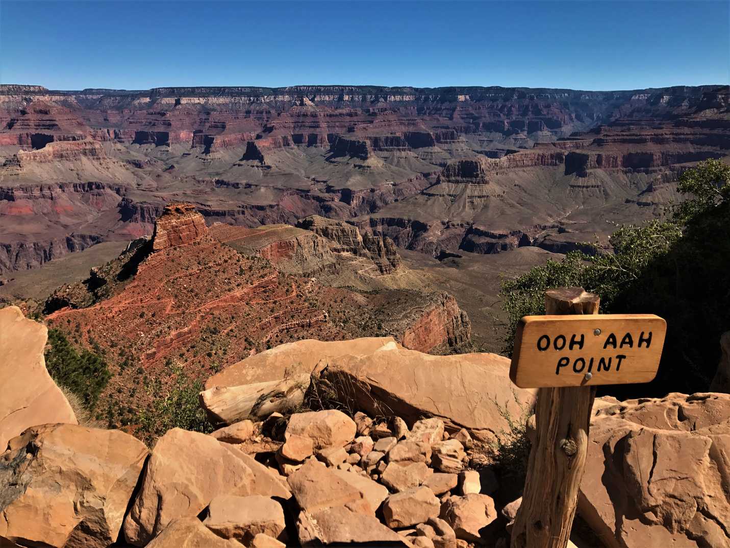 Ooh Ahh Point on the South Kaibab Trail