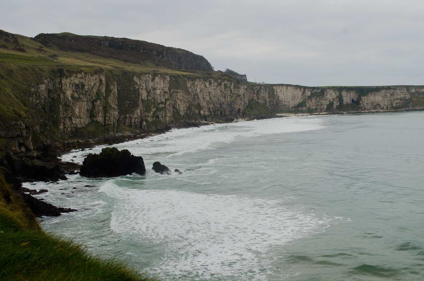 More cliff views at Carrick-a-rede bridge