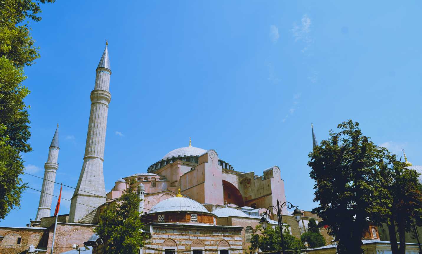 Outside Hagia Sofia