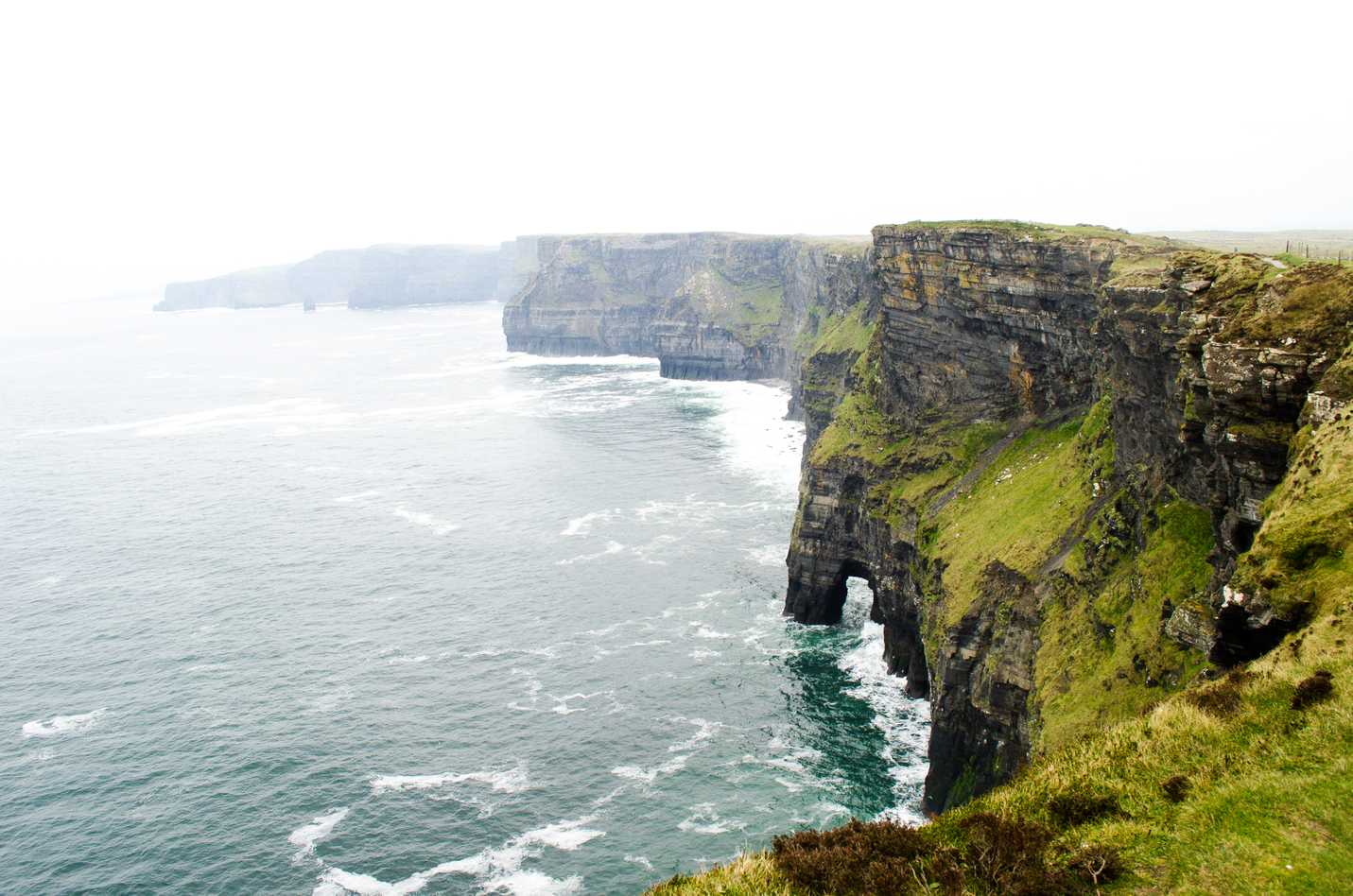 The stunning view of Cliffs of Moher from Hags Head