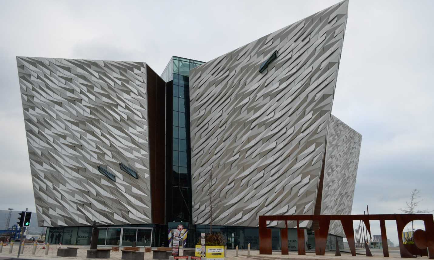 Modern looking Titanic Museum