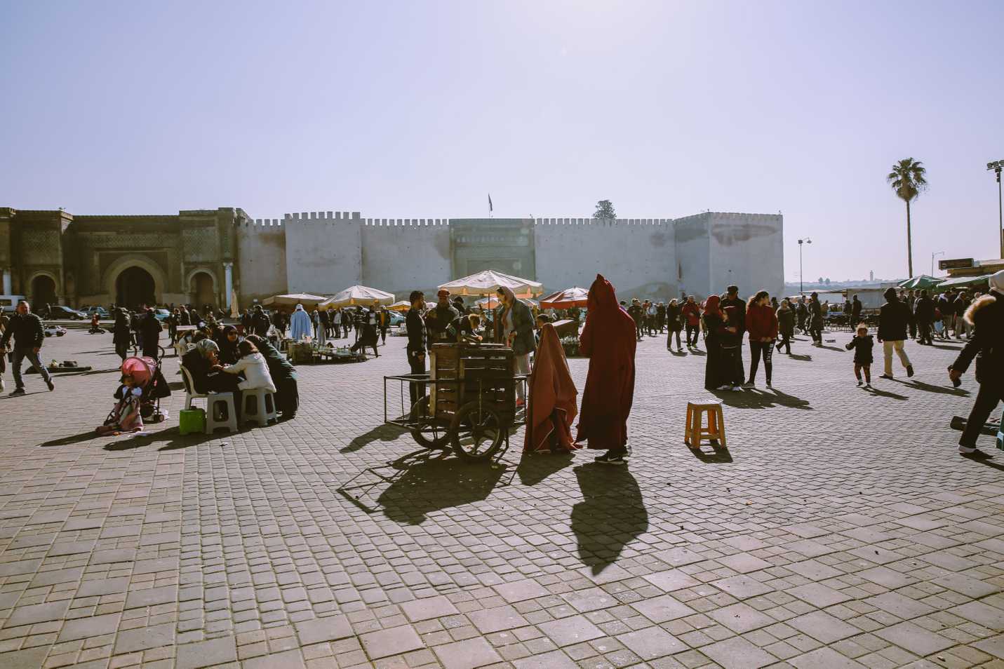 Square in Meknes