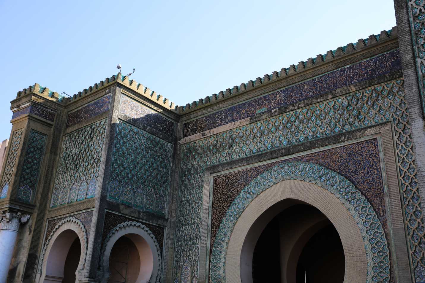Bab Mansour, "the prettiest gate in Africa"